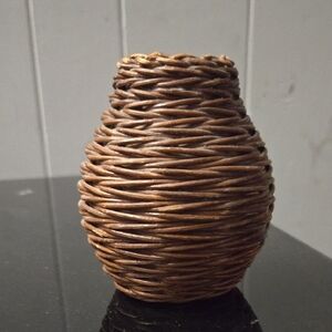 Brown Woven Decorative Vase